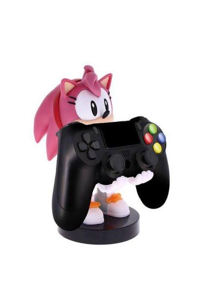 Sonic a sündisznó Amy Rose telefontartóval és játékvezérlő tartóval (20
cm)