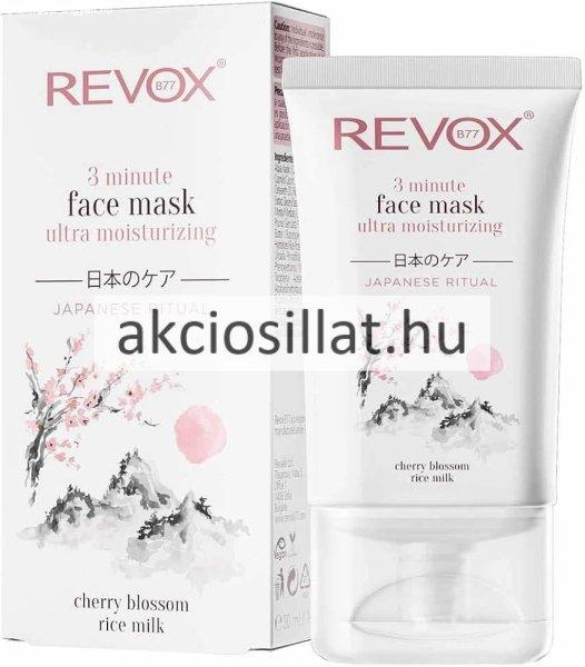 Revox Japanese Ritual 3 perces intenzív hidratáló arcmaszk 30ml