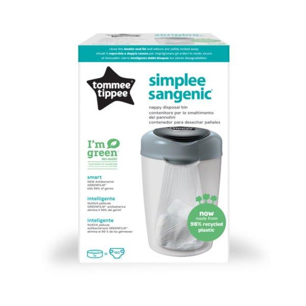 Tommee Tippee pelenkacsomagoló Sangenic Simplee fehér