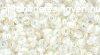 Toho demi round gyngy - 777 - Cream Lined Rainbow Crystal -