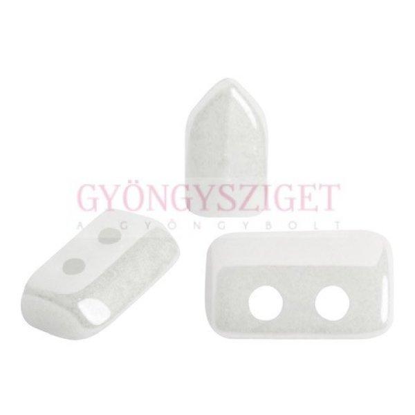 Piros® par Puca®gyöngy - Opaque White Ceramic Look - 2x5 mm