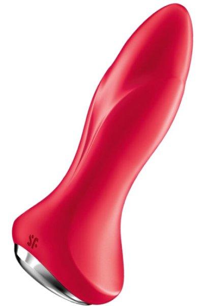 SATISFYER - Rotator Plug 1+ Vibrating Plug App, piros