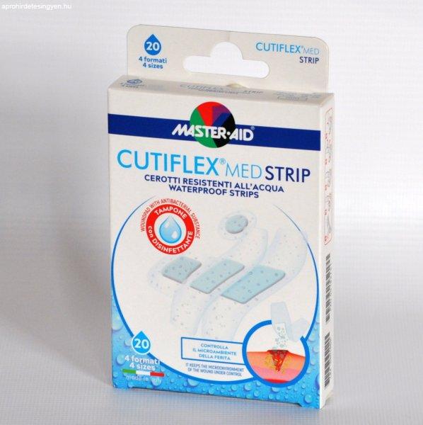 MASTER-AID Cutiflex Med Strip Vízhatlan Sebtapasz 20 db különböző
(úszáshoz)