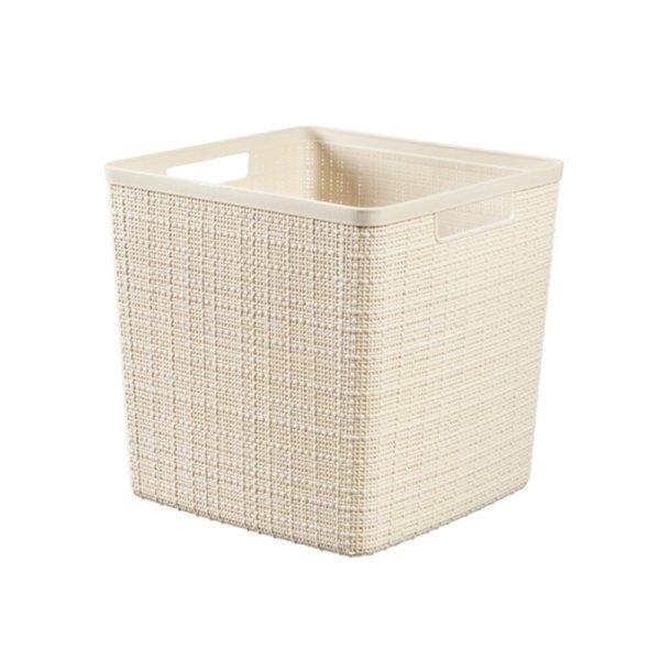 Curver Jute Cube doboz 17L bézs