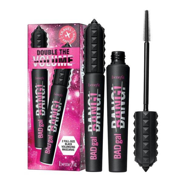 Benefit Extra volumennövelő szempillaspirál Badgal Bang
(Volumizing Mascara) 2 x 8,5 g