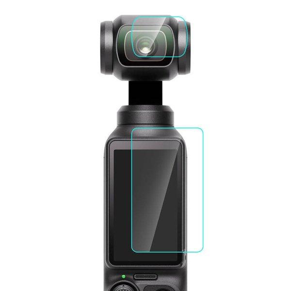 Edzett üveg lencse és képernyővédő fólia DJI OSMO Pocket 3