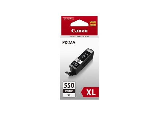 PGI-550PGBXL Tintapatron Pixma iP7250, MG5450, MG6350 nyomtatókhoz, CANON,
fekete, 22ml