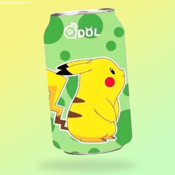 Qdol Pokemon Pikachu lime ízű szénsavas üdítőital 330ml