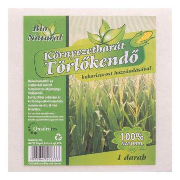 Bionatural környezetbarát törlőkendő kukoricarostból 100% natural 1 db