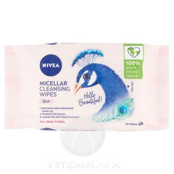 Nivea Arct.kendő 25db Micellás Rózsavizes