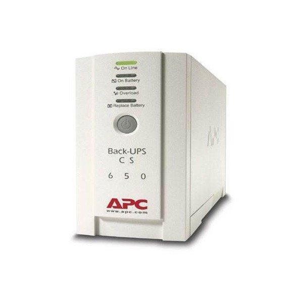 APC Back-UPS BK650EI (CS) (3+1 IEC13) 650VA (400 W) 230V Power-Saving OFFLINE
szünetmentes tápegység, torony - USB inter