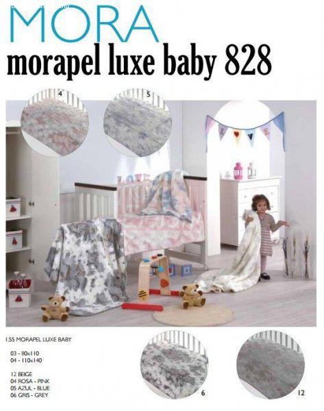 Mora Lux Baby 828 babapléd 80x110cm #04 Rose