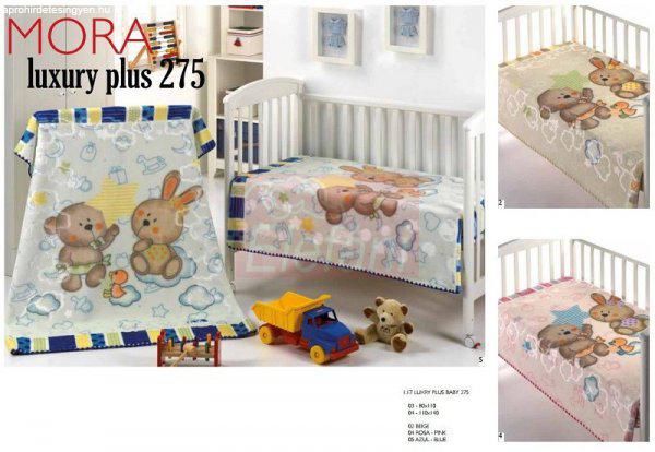 Mora Lux Plus Baby 275 babapléd 80x110cm #02 Beige