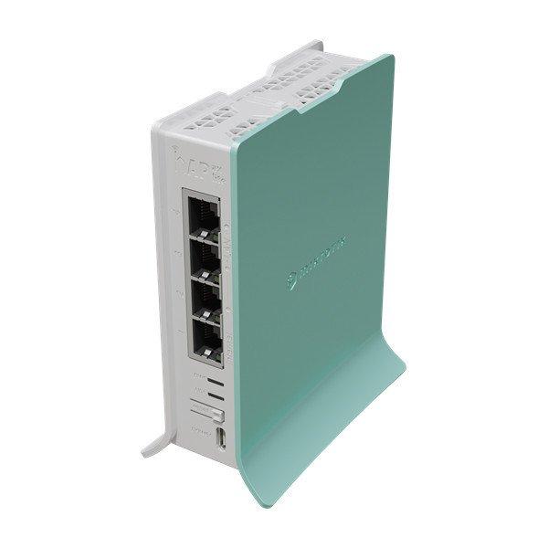 MIKROTIK Wireless Router RouterBOARD hAP ax lite, 2,4GHz, 4x1000Mbps, AX600,
WiFi6, Menedzselhető, Asztali - L41G-2AXD