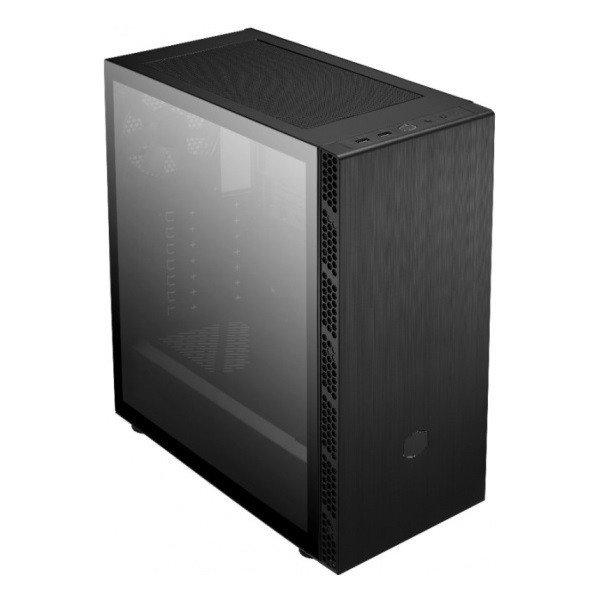 COOLER MASTER Ház ATX MasterBox MB600L V2, Tápegység nélkül, Üvegfalú,
fekete