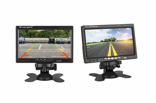 Külső monitor tolató kamerához 18cm 12/24V