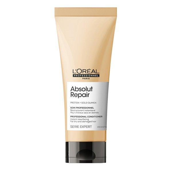 L´Oréal Professionnel Regeneráló ápolás nagyon
sérült hajra Serie Expert Absolut Repair Gold Quinoa + Protein
(Instant Resurfacing Conditioner) 500 ml