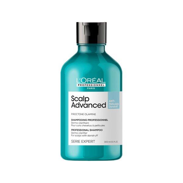 L´Oréal Professionnel Korpásodás elleni sampon Scalp
Advanced (Anti-Dandruff Dermo Clarifier Shampoo) 300 ml