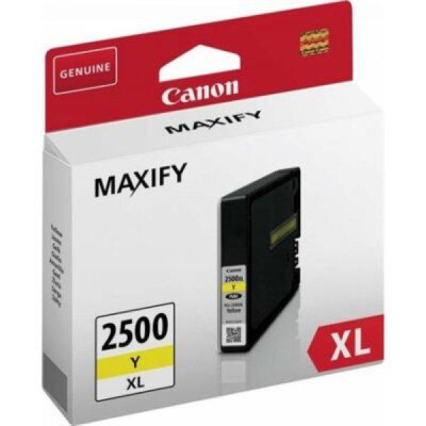 CANON® PGI-2500Y XL sárga EREDETI TINTAPATRON, ~1500 oldal ( pgi2500xl ) (
9267B001 )