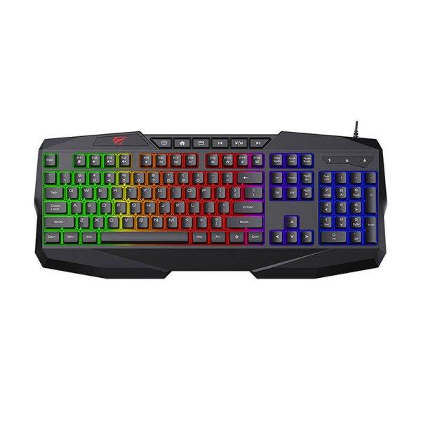 Havit KB878L gamer billentyűzet RGB (fekete)