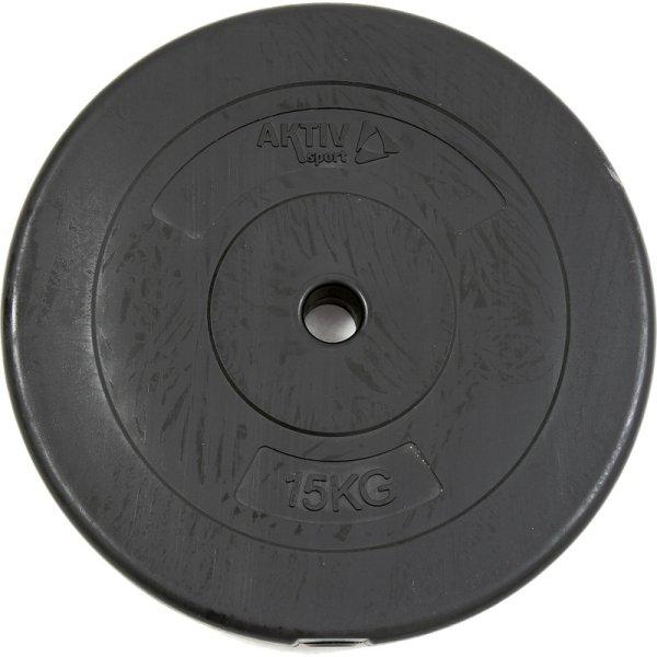 Aktivsport Cementes Súlyzótárcsa 15 kg – 35 mm