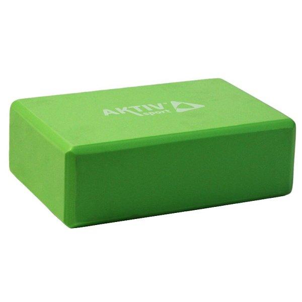 Aktivsport Jóga Tégla 23x15x7,5 cm – Zöld