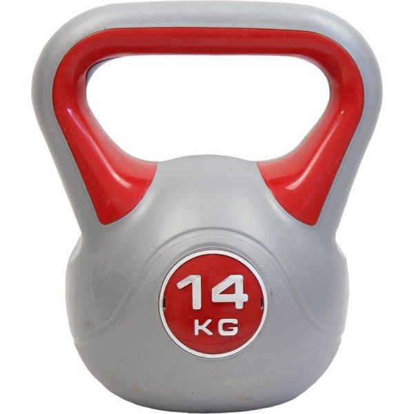 Aktivsport Kettlebell 14 kg – Műanyag Bevonattal