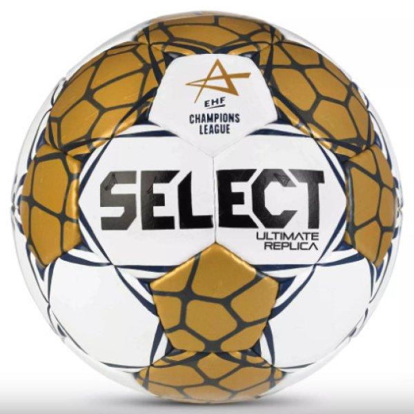 Select EHF Bajnokok Ligája V24 Replica Kézilabda fehér/arany