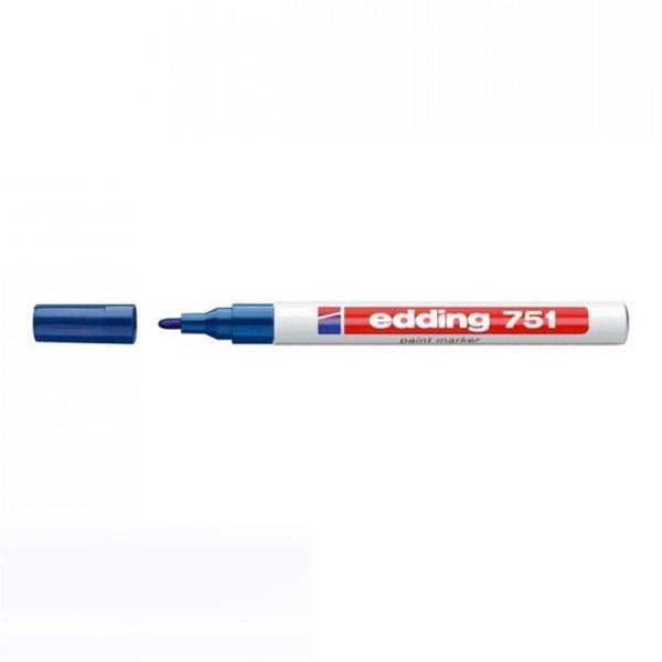 Lakkmarker 1-2mm, kerek Edding 751 kék 