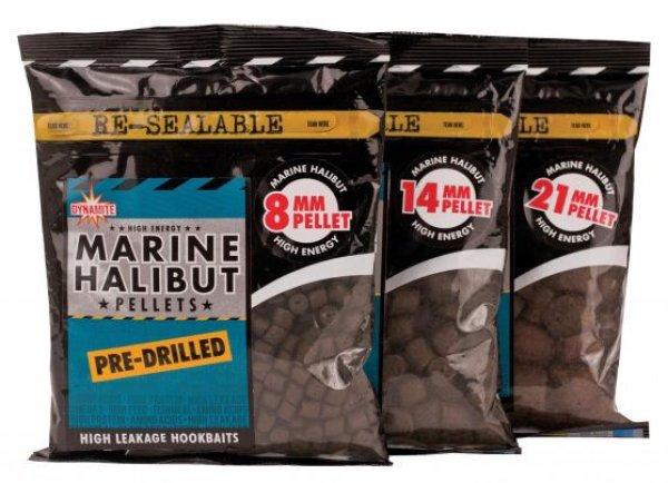 Dynamite Baits Marine Halibut 14mm fúrt pellet 900g (DY094 )