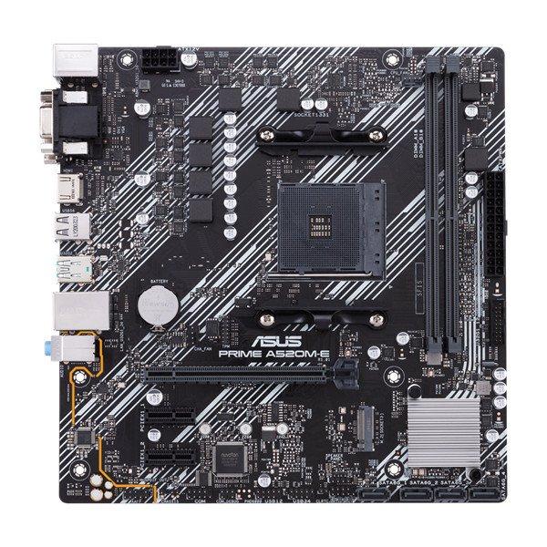 Asus Alaplap - AMD PRIME A520M-E/CSM AM4 (A520, 2xDDR4 4600MHz, 1xGBE LAN,
1xM.2, 4xSATA3, 6xUSB2.0, 7xUSB3.2)