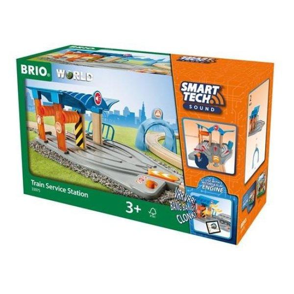 Brio 33975 Smart Tech Sound Vonat szervízállomás