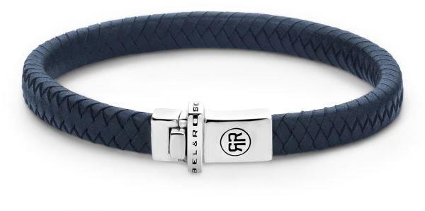 Rebel&Rose Kék bőr karkötő Small Braided Blue RR-L0150-S
15 cm - XS