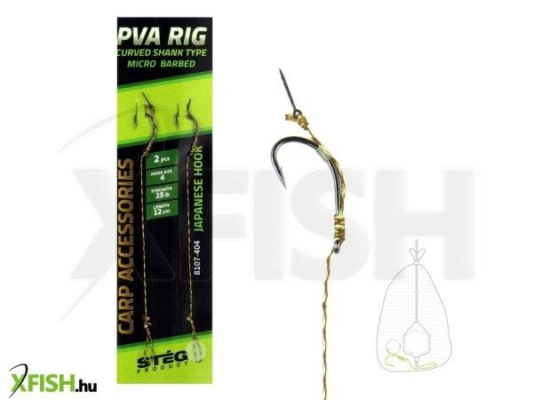 Stég Product Pva Előkötött Horog Csalitüskés 12cm 6-os 2Db