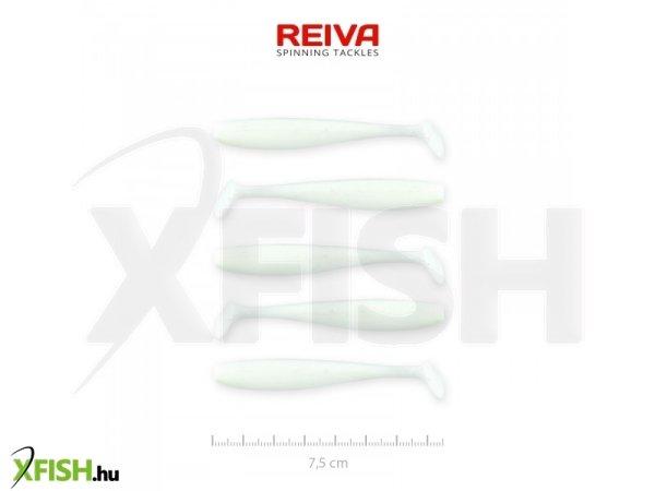 Reiva Flash Shad Gumihal Fehér 7,5cm 2,26g 5db/csomag