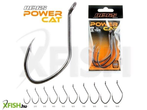 Nevis Power Cat Harcsázó Horog 9644 10/0 3 Db/Csomag