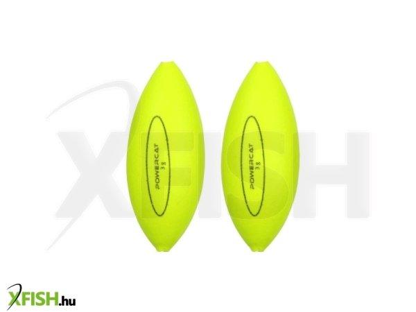 Nevis Powercat Micro U Float Vízalatti Harcsázó Úszó Sárga 3.0g 2db/csomag