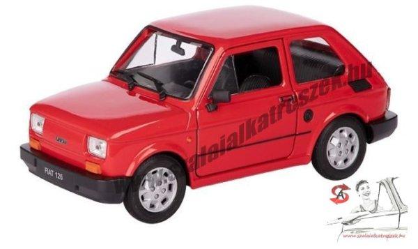 Makett Autó Fiat 126P Piros