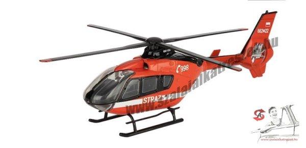 Makett Autó Guard Helikopter Ec-135 Piros