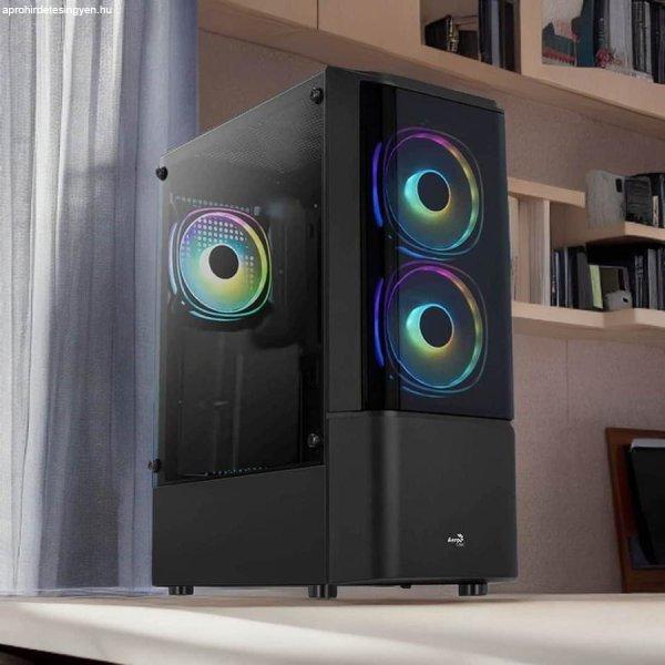 Aerocool Quantum Mesh Gamer PC i5-10400F/16DDR4/1TBSSD/RTX 3050-8GB-DDR6