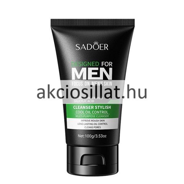 Sadoer Designed For Men Cleanser Stylish Cool Oil Control férfi arctisztító
100g