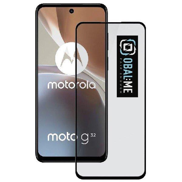 OBAL:ME 5D Edzett védőüveg Motorola G32 számára, fekete