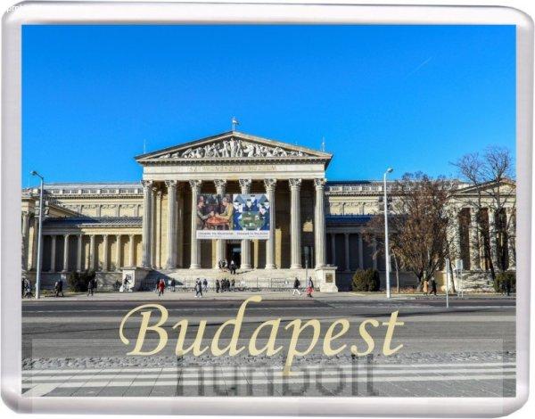 Budapest Szépművészeti Múzeum hűtőmágnes (műanyag keretes)