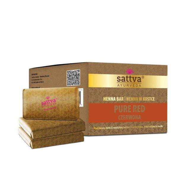 Hennatömbök - Vörös 240g (3X80g) - Sattva Ayurveda