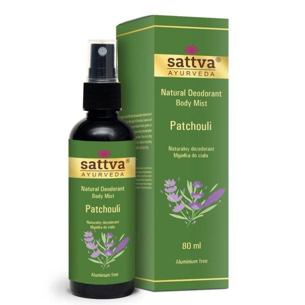 Pacsuli dezodor 80ml - Sattva Ayurveda