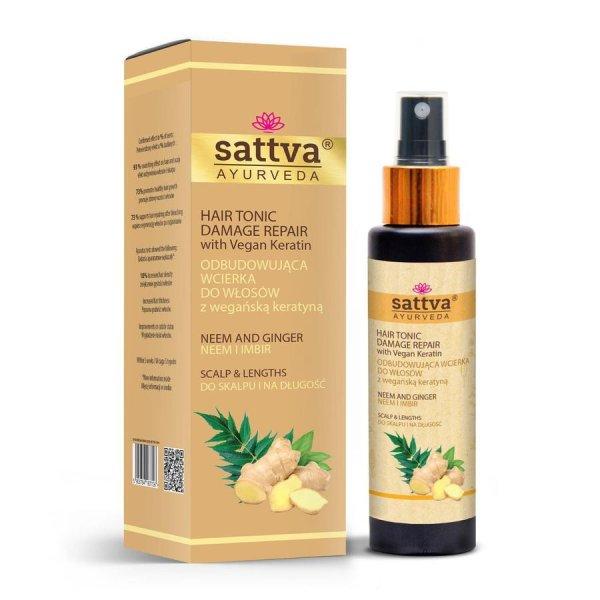 Hajtonik károsodott hajra - Neem és Gyömbér 100 ml - Sattva Ayurveda