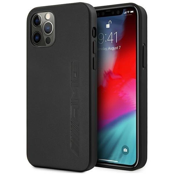 AMG AMHCP12MDOLBK iPhone 12 / iPhone 12 Pro 6,1" fekete kemény tok bőr
Hot Stamped