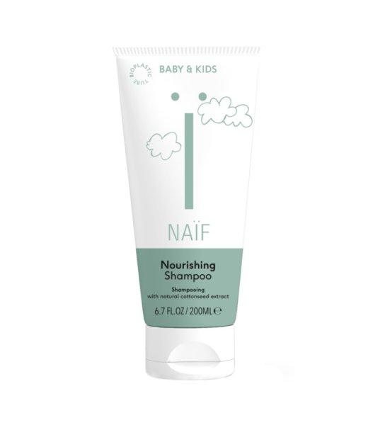 NAÏF Tápláló sampon gyerekeknek és babáknak Baby &
Kids (Nourishing Shampoo) 200 ml