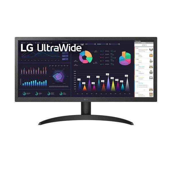 LG IPS monitor 25.7" 26WQ500, 2560x1080, 21:9, 250cd/m2, 5ms, 2xHDMI,
HDR10, FreeSync