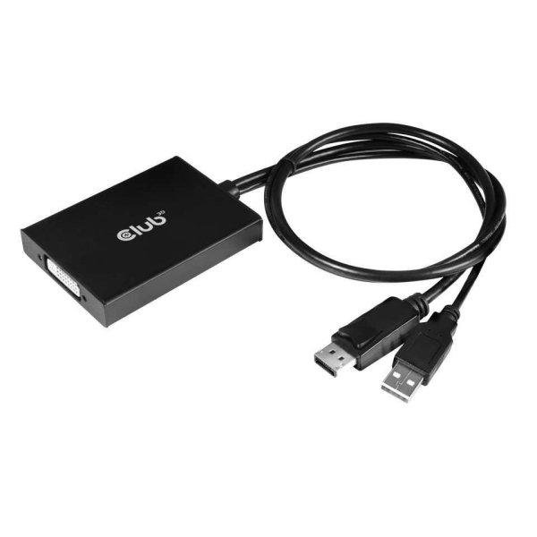 Club3D DisplayPort to Dual Link DVI-D Active Adapter